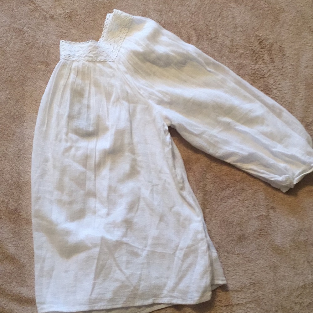 Chaps NWT Anchor Way White blouse